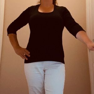 Square neckline T shirt Sz L